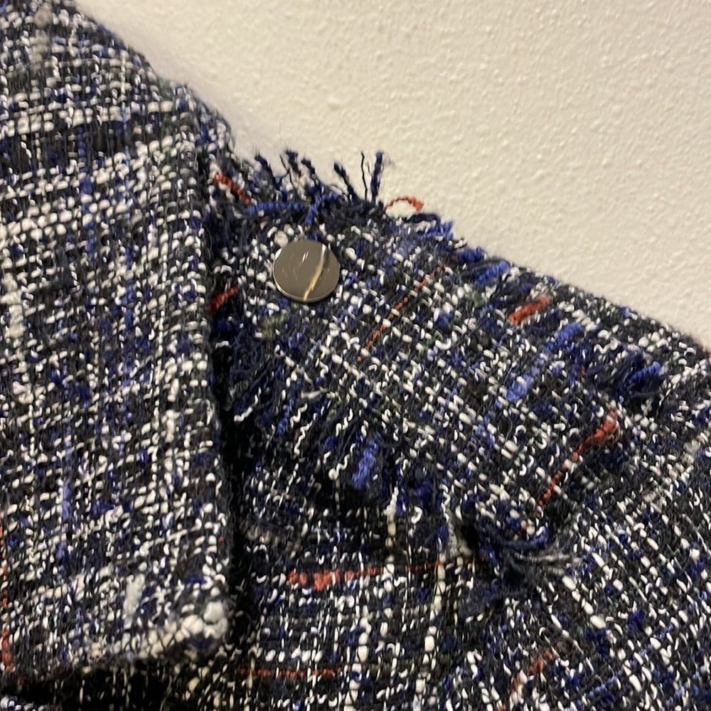 Eloquii woman’s black and white and blue tweed jacket - Picture 6 of 12